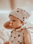 Komplet muślinowy boho top i bloomersy leo