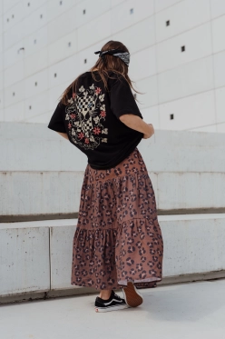 T-shirt Wild black leo adult owo x awake
