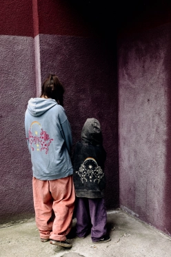 Bluza oversize MAGIC IS IN YOU vintage blue adult PREORDER