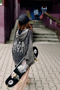 Bluza oversize MAGIC IS IN YOU vintage black adult PREORDER
